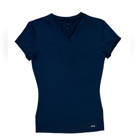 Champion | Navy Blue Moisture Wick / Dry-Fit 
 Workout T Shirt |Sz: XS - Picture 1 of 9